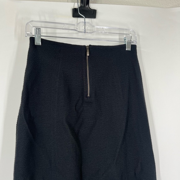 Maeve by Anthropologie Dual Split Button Midi Skirt in Dark Navy - Picture 7 of 8